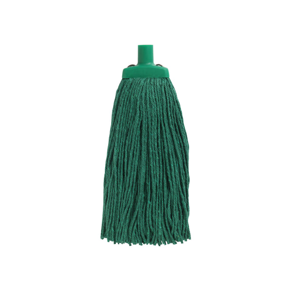 EDCO.27023 Commercial Green Mop Head 400gm Cotton  Globe Importers Adelaide Hospitality Supplies