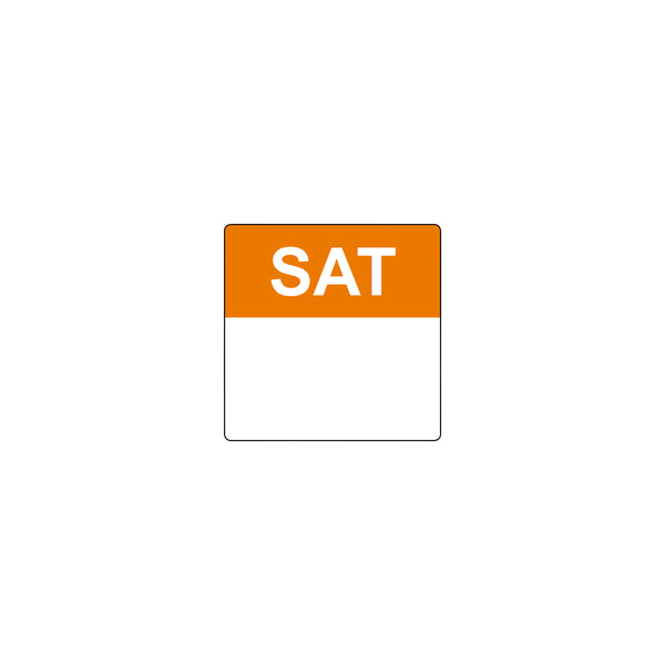 FF.90600 Removable Date Sticker Square Saturday 40mm Globe Importers Adelaide Hospitality Supplies