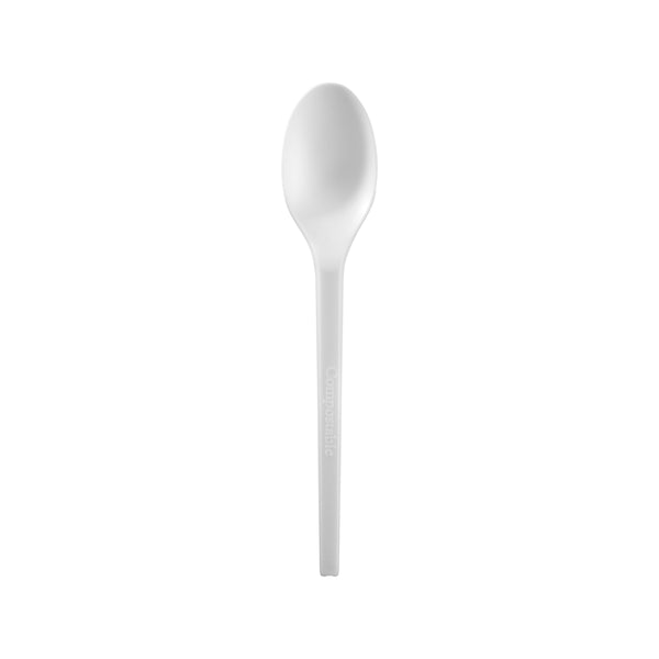 BP.GD-6.5AS-B BioPak CPLA BioPlastic Spoon 165mm Globe Importers Adelaide Hospitality Supplies