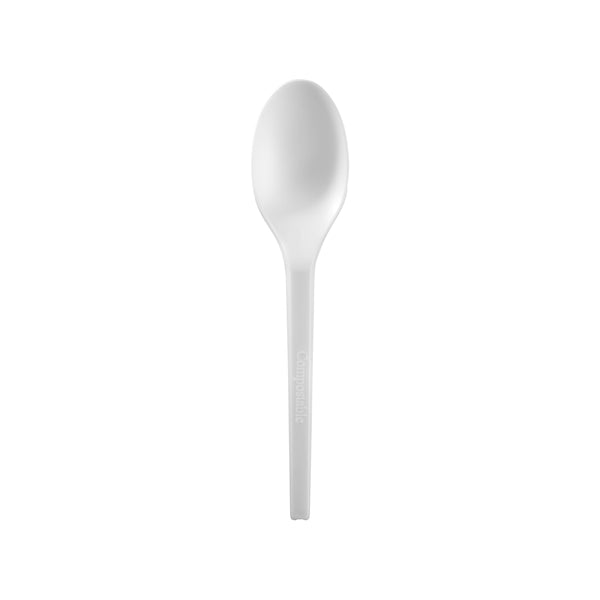 BP.GD-6AS-B BioPak CPLA BioPlastic Spoon 150mm Globe Importers Adelaide Hospitality Supplies