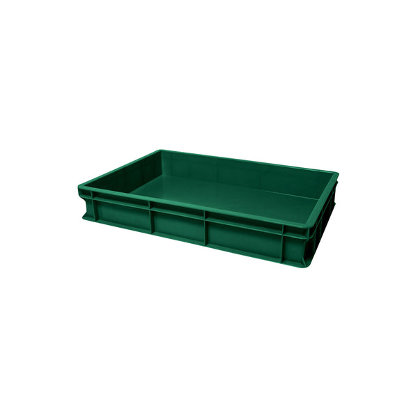 GD.VAS010.GN Stackable Pizza Dough Box Base Green 600x400x100mm (Vegetarian) Globe Importers Adelaide Hospitality Supplies
