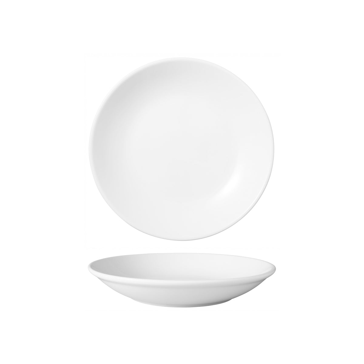 HAG.WBI0014 Maxwell & Williams White Bistro Shallow Bowl 200x41mm Globe Importers Adelaide Hospitality Supplies