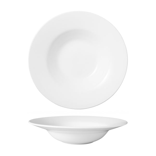 HAG.WBI0020 Maxwell & Williams White Bistro Deep Rim Soup Bowl 300x69mm Globe Importers Adelaide Hospitality Supplies