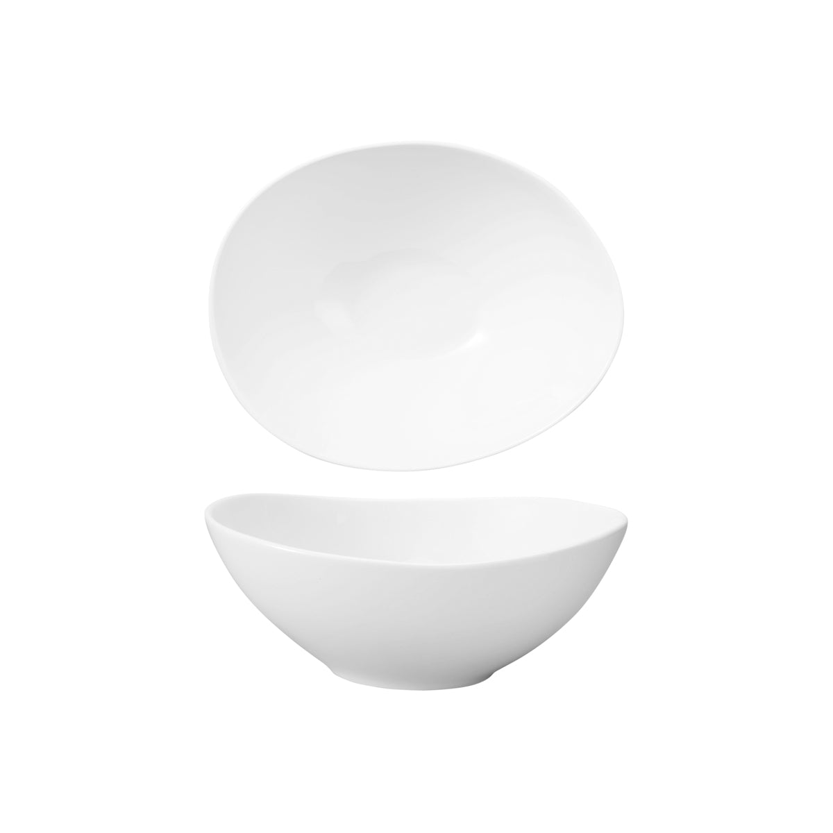 HAG.WBI0035 Maxwell & Williams White Bistro Egg Shaped Bowl 215x180x89mm Globe Importers Adelaide Hospitality Supplies