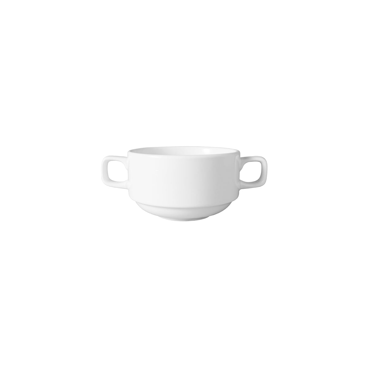 HAG.WBI0040 Maxwell & Williams White Bistro Soup Cup 325ml Globe Importers Adelaide Hospitality Supplies