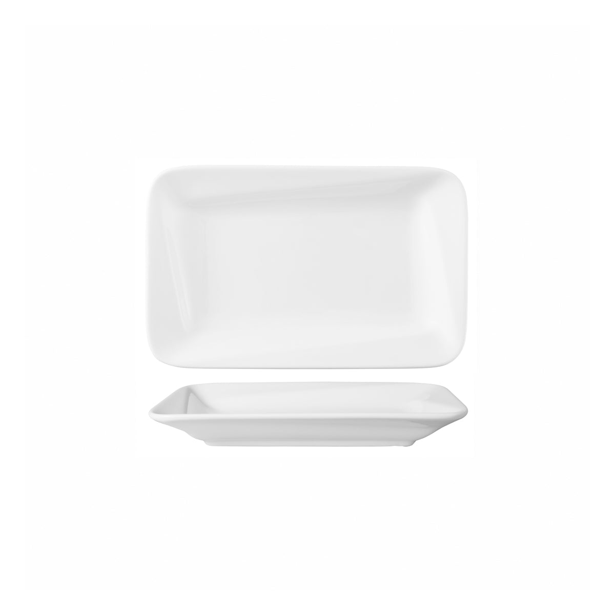 HAG.WBI0067 Maxwell & Williams White Bistro Slant Rectangle Platter 230x145mm Globe Importers Adelaide Hospitality Supplies