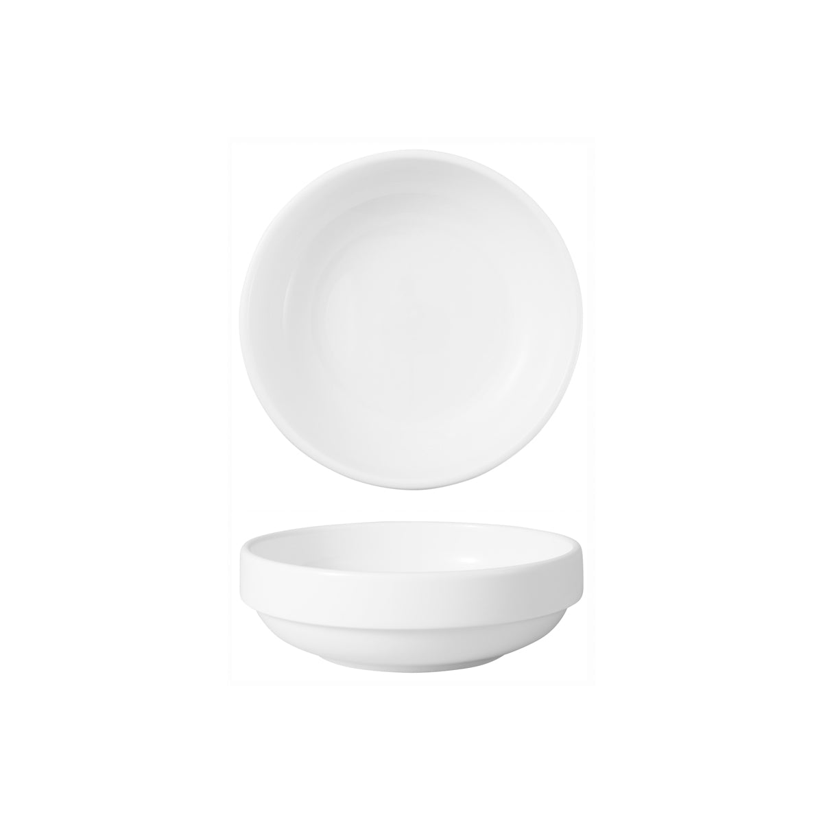 HAG.WBI0080 Maxwell & Williams White Bistro Stackable Bowl 152mm Globe Importers Adelaide Hospitality Supplies