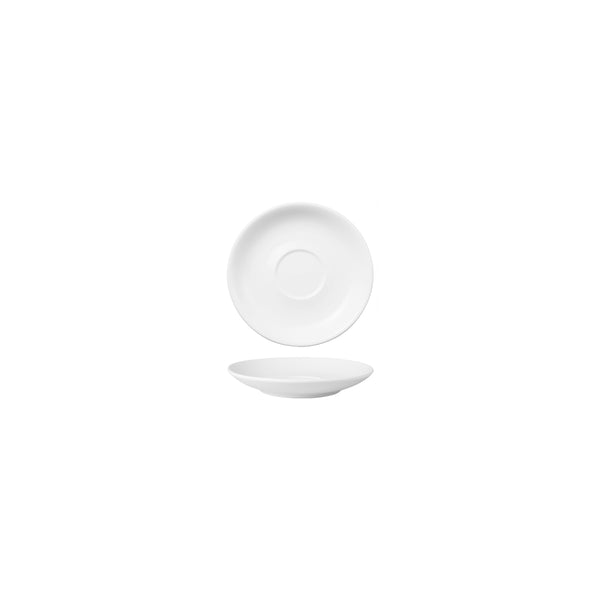 HAG.WBI0083 Maxwell & Williams White Bistro Western Tea Saucer 145mm Globe Importers Adelaide Hospitality Supplies