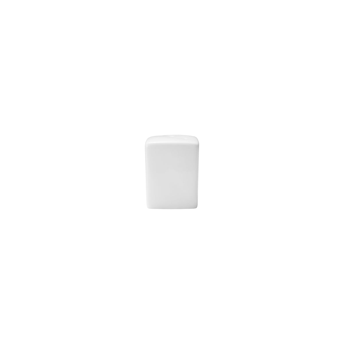 HAG.WBI0086 Maxwell & Williams White Bistro Square Pepper Shaker 40x40x55mm Globe Importers Adelaide Hospitality Supplies
