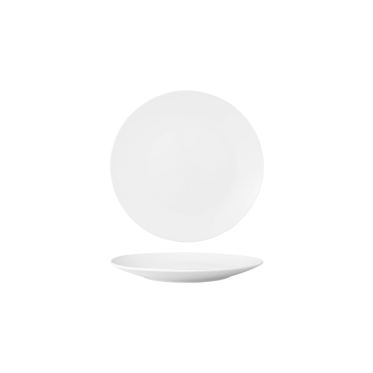 HAG.WBI0101 Maxwell & Williams White Bistro Round Coupe Plate 150mm Globe Importers Adelaide Hospitality Supplies