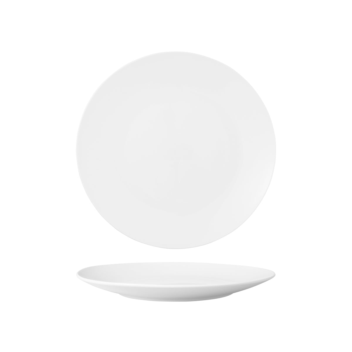 HAG.WBI0102 Maxwell & Williams White Bistro Round Coupe Plate 265mm Globe Importers Adelaide Hospitality Supplies