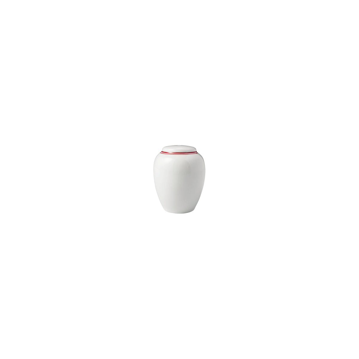 HAG.WBI0120 Maxwell & Williams Bistro Red Rim Salt Shaker 57x73mm Globe Importers Adelaide Hospitality Supplies