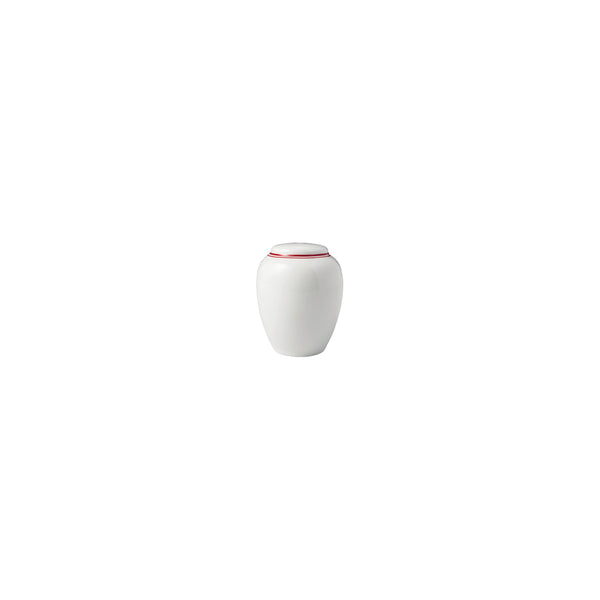 HAG.WBI0120 Maxwell & Williams Bistro Red Rim Salt Shaker 57x73mm Globe Importers Adelaide Hospitality Supplies
