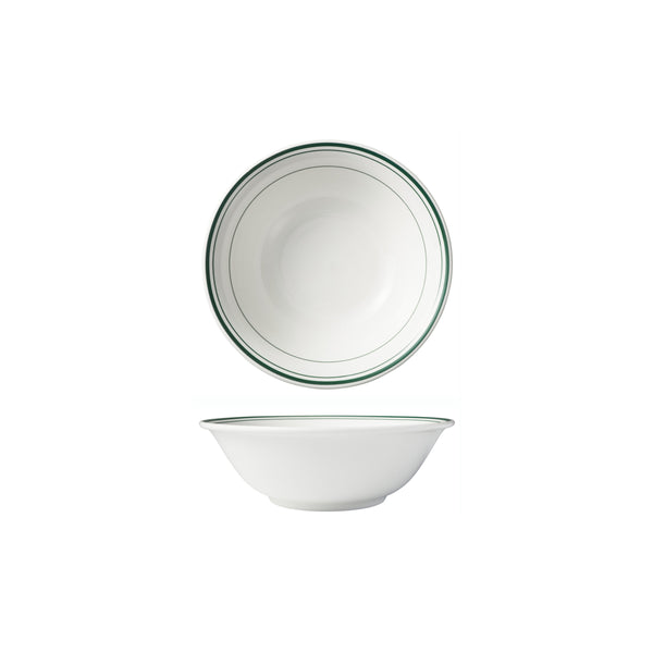 HAG.WBI0143 Maxwell & Williams Bistro Green Rim Cereal / Salad Bowl 180x57mm Globe Importers Adelaide Hospitality Supplies
