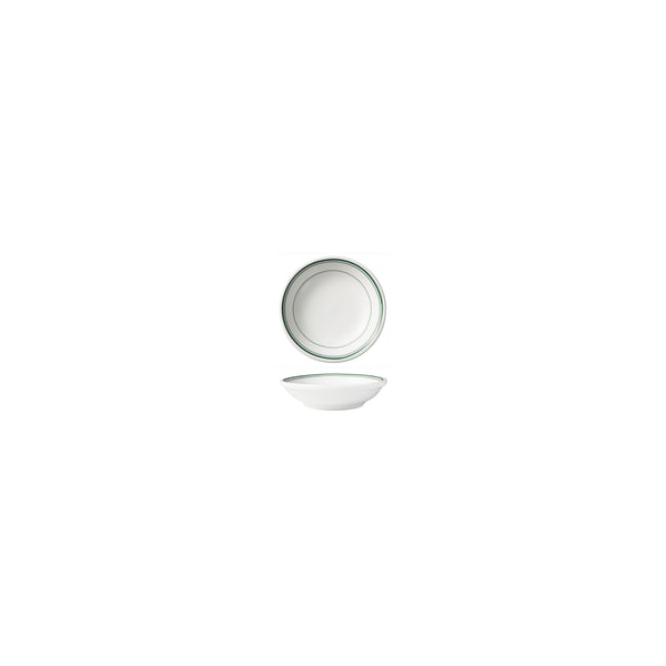 HAG.WBI0151 Maxwell & Williams Bistro Green Rim Sauce Dish 75mm Globe Importers Adelaide Hospitality Supplies