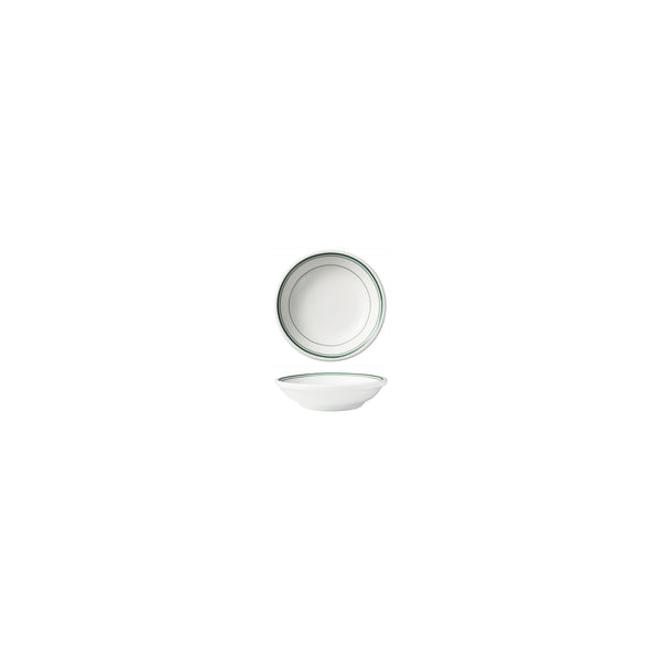 HAG.WBI0152 Maxwell & Williams Bistro Green Rim Sauce Dish 95mm Globe Importers Adelaide Hospitality Supplies