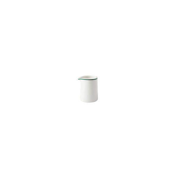 HAG.WBI0153 Maxwell & Williams Bistro Green Rim Pourer 60ml Globe Importers Adelaide Hospitality Supplies