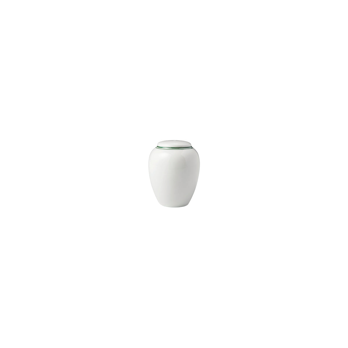 HAG.WBI0154 Maxwell & Williams Bistro Green Rim Salt Shaker 57x73mm Globe Importers Adelaide Hospitality Supplies