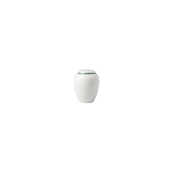 HAG.WBI0154 Maxwell & Williams Bistro Green Rim Salt Shaker 57x73mm Globe Importers Adelaide Hospitality Supplies