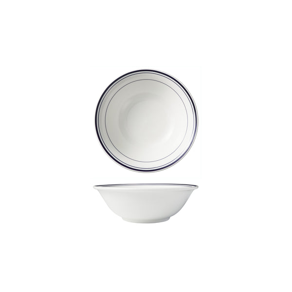 HAG.WBI0176 Maxwell & Williams Bistro Blue Rim Cereal / Salad Bowl 150x53mm Globe Importers Adelaide Hospitality Supplies