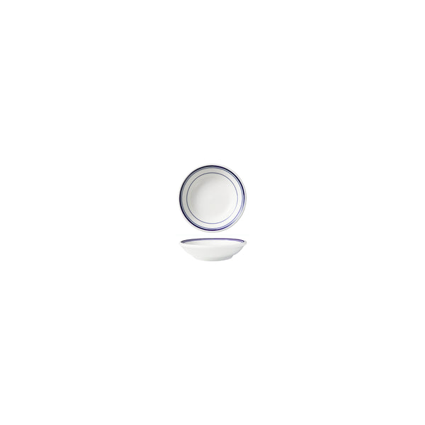 HAG.WBI0185 Maxwell & Williams Bistro Blue Rim Sauce Dish 75mm Globe Importers Adelaide Hospitality Supplies