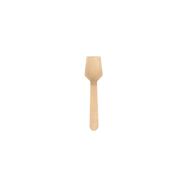 BP.HY-10ICE-COATED BioPak Coated FSC Wooden Ice Cream Spoon 100mm Globe Importers Adelaide Hospitality Supplies