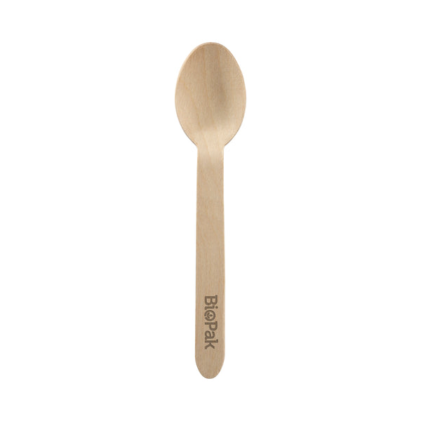 BP.HY-16S BioPak FSC™ Wooden Spoon 160mm Globe Importers Adelaide Hospitality Supplies