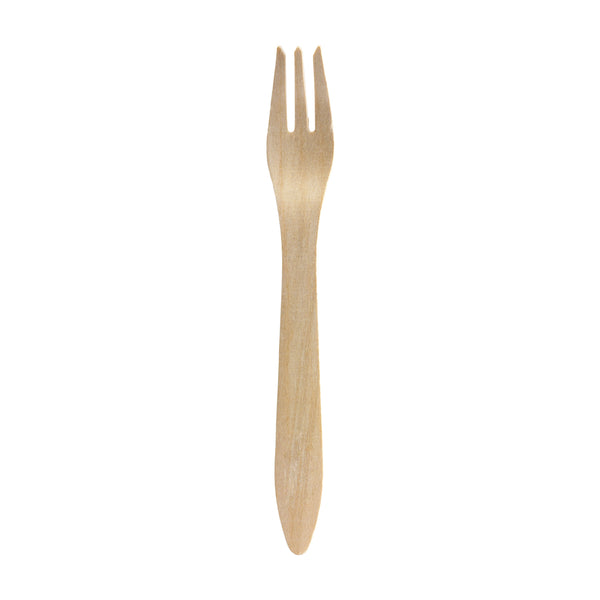 BP.HY-19F-COATED BioPak Coated FSC Wooden Fork 190mm Globe Importers Adelaide Hospitality Supplies