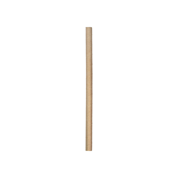 BP.JP-PBS-10x197-KRAFT BioPak Jumbo BioStraw Paper Kraft 10x197mm Globe Importers Adelaide Hospitality Supplies