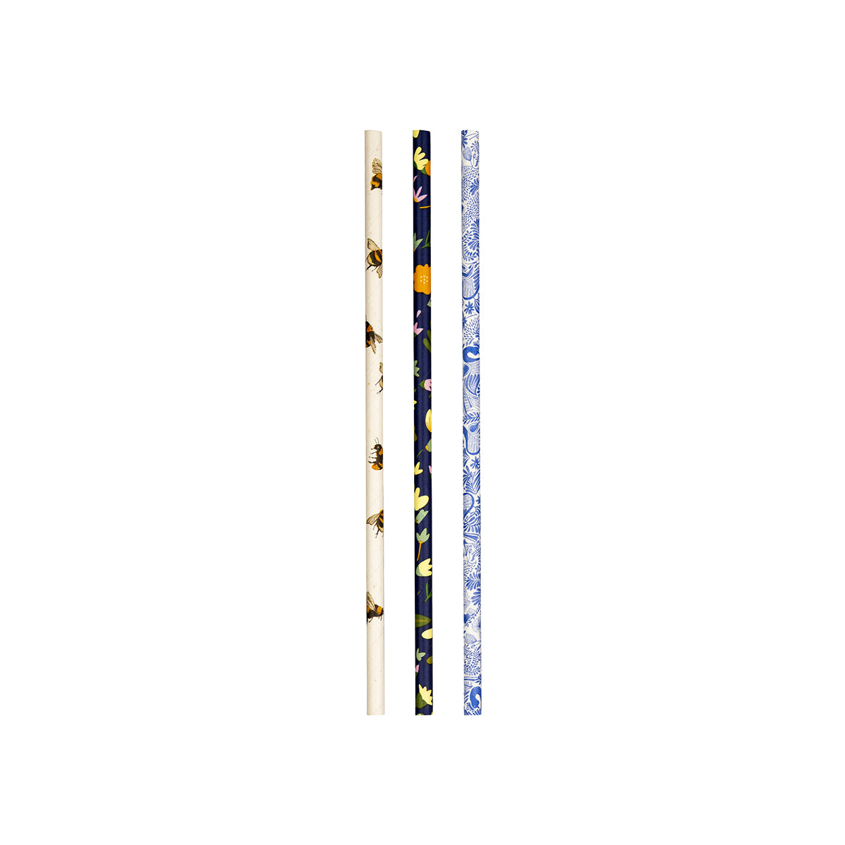 BP.JP-PBS-6x197-ART BioPak Regular BioStraw Paper Art Series 6x197mm Globe Importers Adelaide Hospitality Supplies