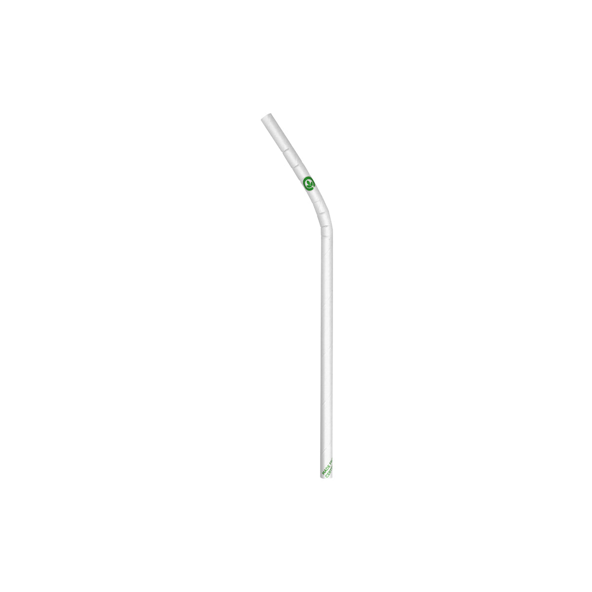 BP.JP-PBS-6x197-BENDY-W BioPak Bendy BioStraw Paper White 6x197mm Globe Importers Adelaide Hospitality Supplies