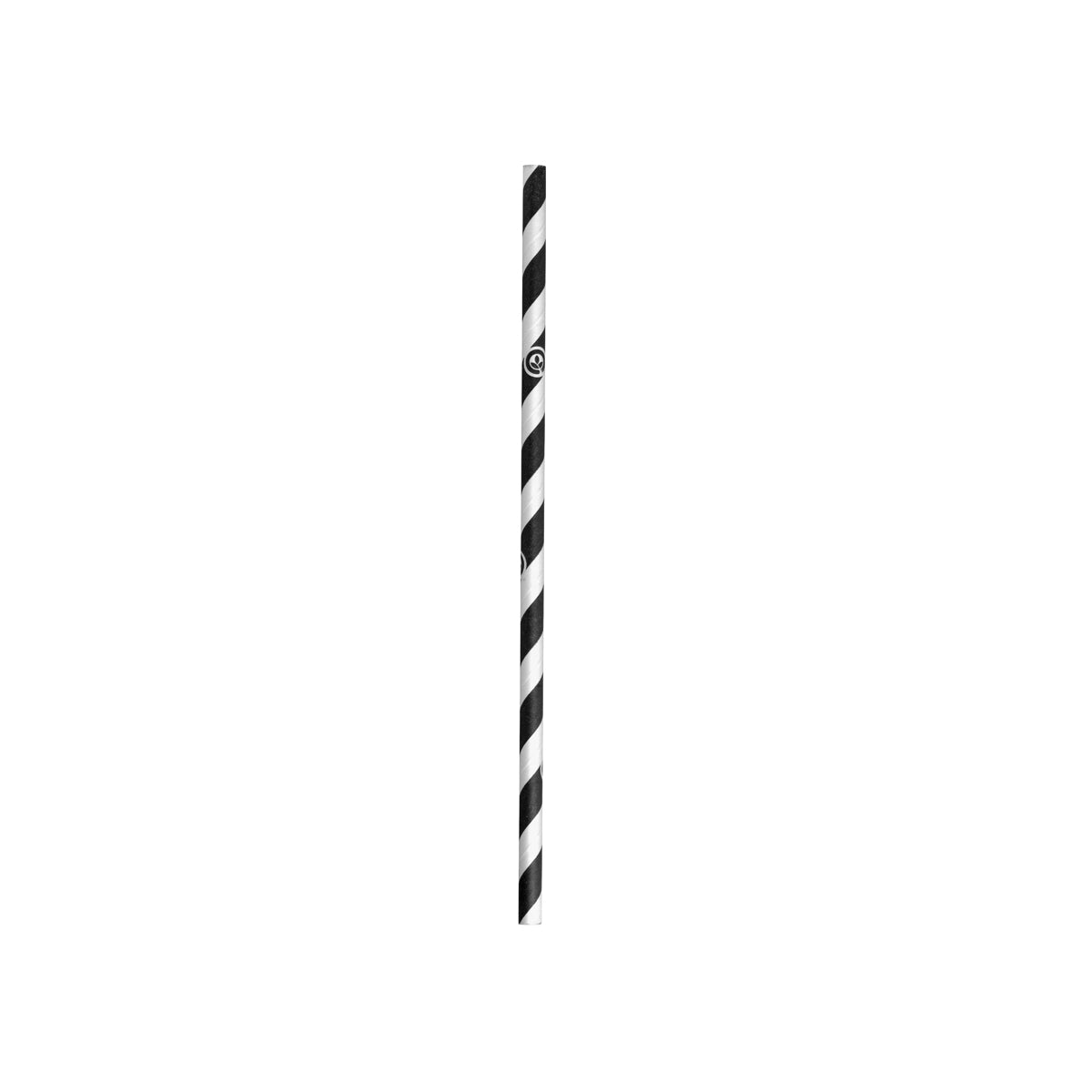 BP.JP-PBS-6x197-BS BioPak Regular BioStraw Paper Black Stripe 6x197mm Globe Importers Adelaide Hospitality Supplies
