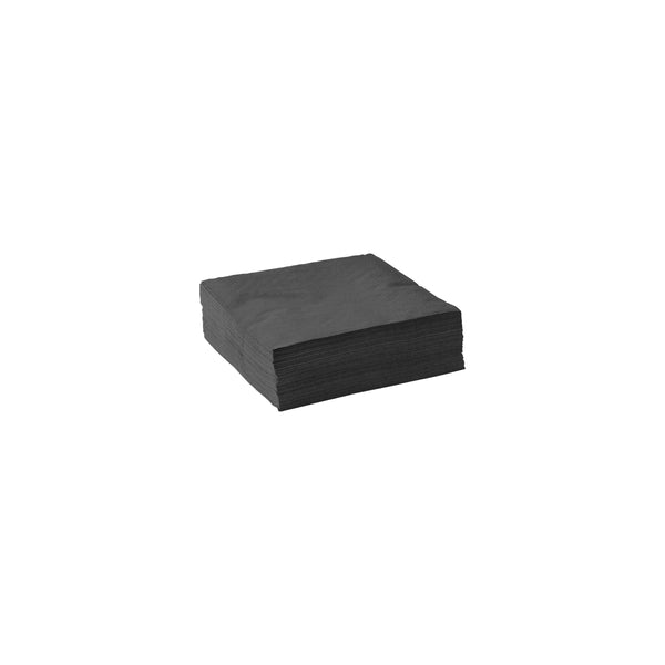 BP.L-B/CNCE-B BioPak FSC™ BioNapkin Cocktail 2-Ply Black Globe Importers Adelaide Hospitality Supplies