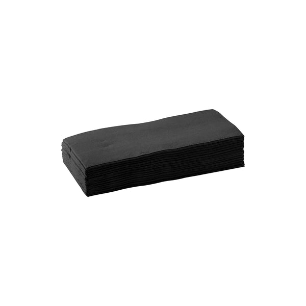 BP.L-DNQ1/8-B BioPak FSC™ BioNapkin Dinner 2-Ply Quilted Readifold Black Globe Importers Adelaide Hospitality Supplies