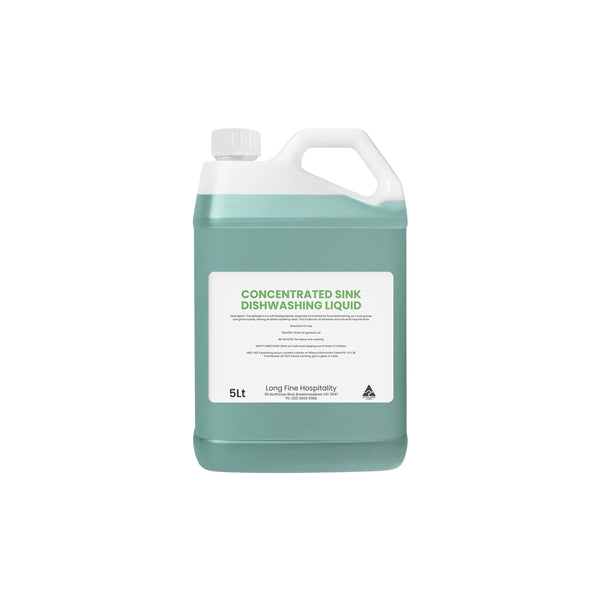 LFC.CHEM.DET5 Manual Dishwashing Detergent Concentrated 5Lt Globe Importers Adelaide Hospitality Supplies