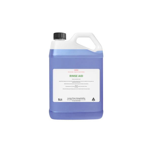 LFC.CHEM.RA5 Auto Rinse Aid 5Lt Globe Importers Adelaide Hospitality Supplies