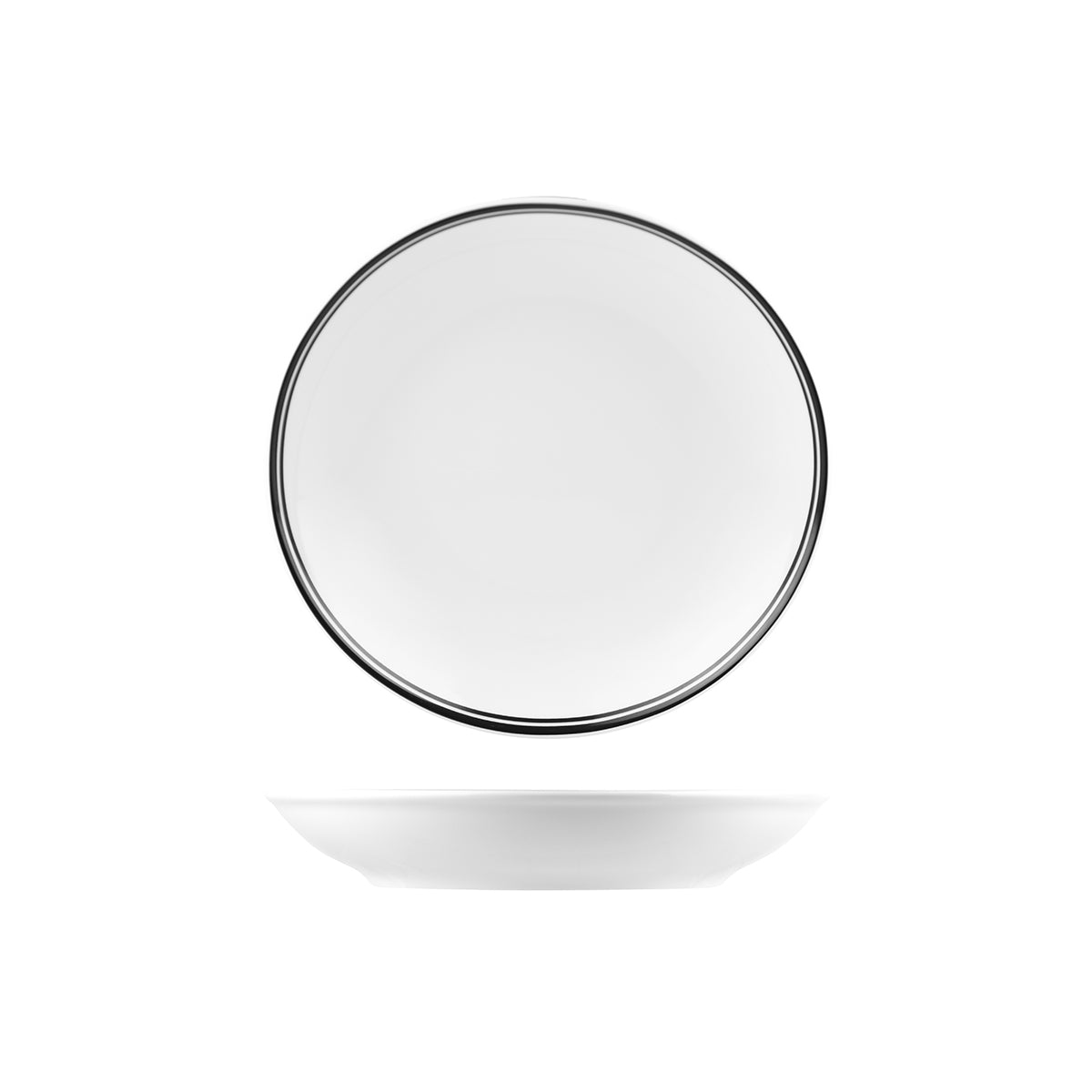72.NDC26.BK RAK Porcelain Nano Cru Black Round Coupe Bowl 260mm / 1280ml Globe Importers Adelaide Hospitality Supplies