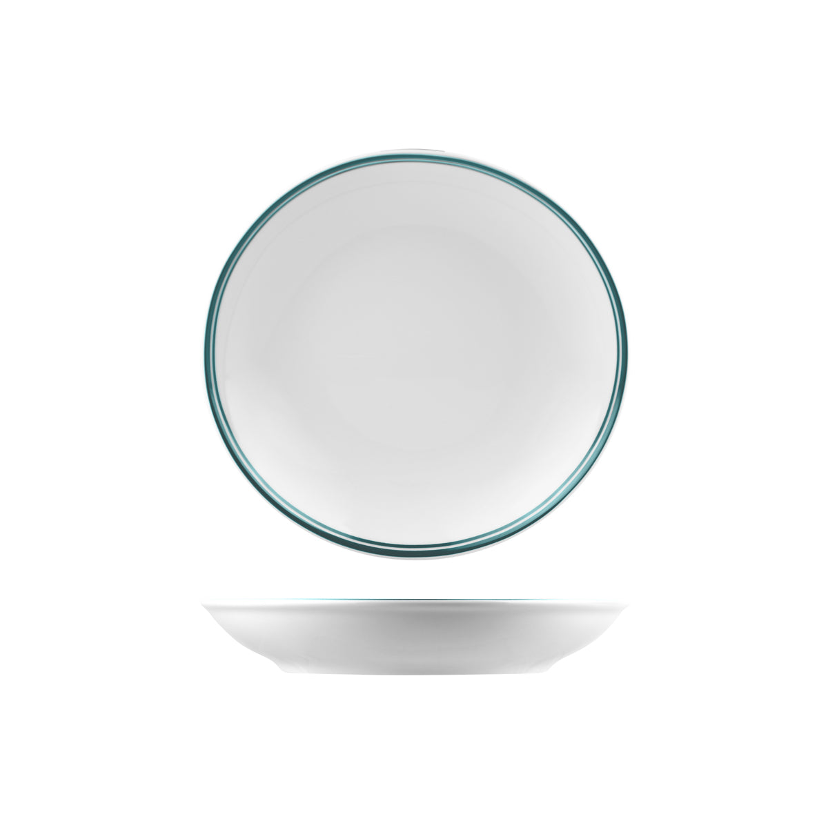 72.NDC26.GN RAK Porcelain Nano Cru Green Round Coupe Bowl 260mm / 1280ml Globe Importers Adelaide Hospitality Supplies