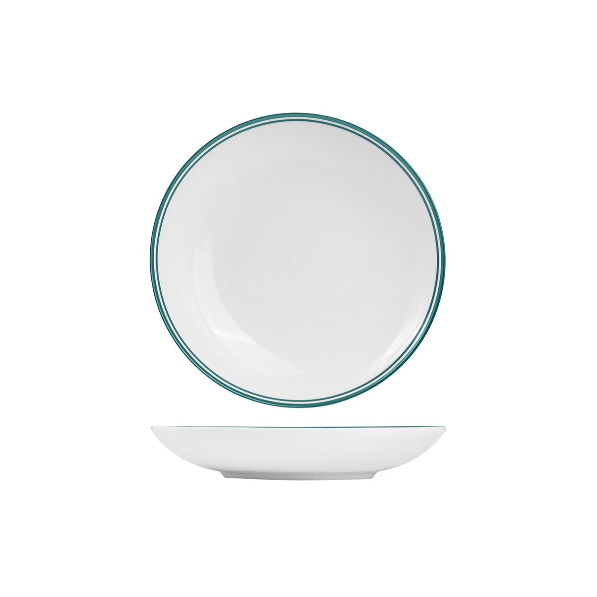 72.NDP23.GN RAK Porcelain Nano Cru Green Round Coupe Bowl 230mm / 800ml Globe Importers Adelaide Hospitality Supplies