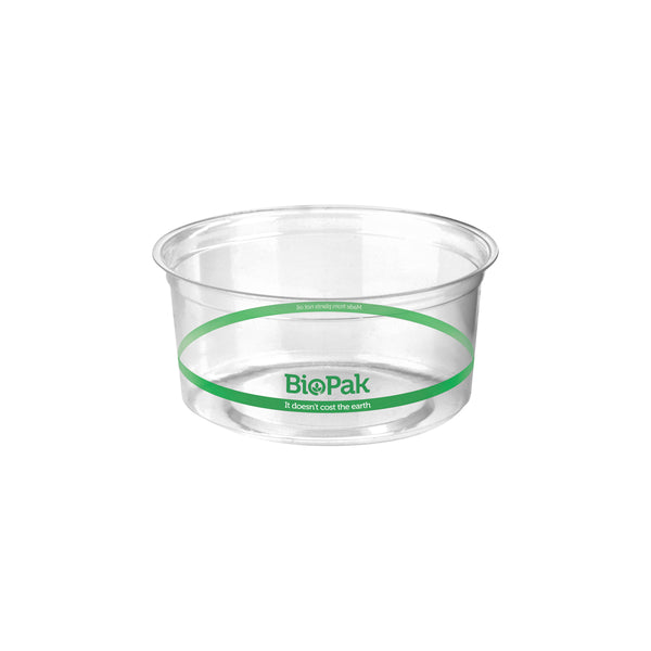 BP.P-360 BioPak Clear PLA BioBowl 121x50mm / 360ml Globe Importers Adelaide Hospitality Supplies