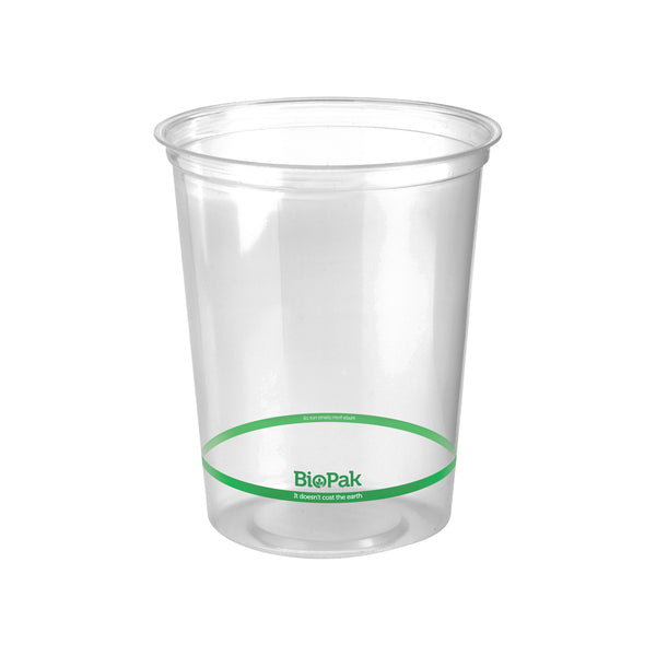 BP.P-960 BioPak Clear PLA BioBowl 121x150mm / 960ml Globe Importers Adelaide Hospitality Supplies