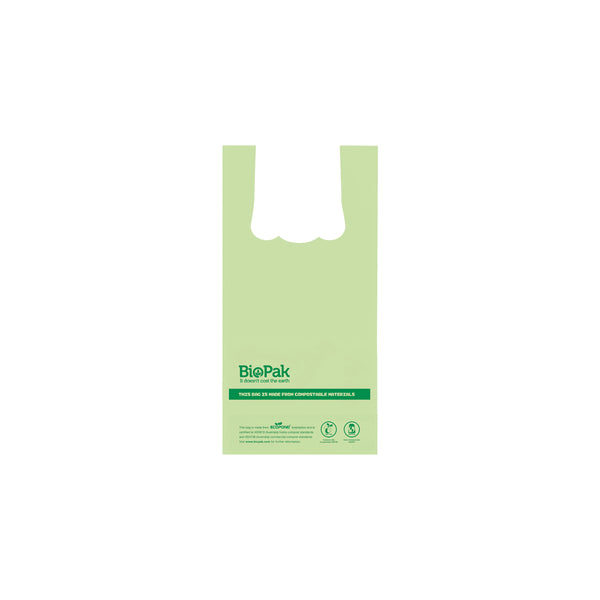 BP.PSB-C-0001 BioPak BioPlastic Bin Liner With Handles 8Lt Globe Importers Adelaide Hospitality Supplies