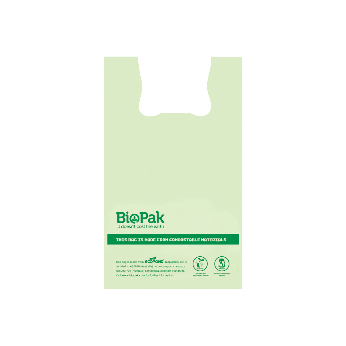 BP.PSB-C-0005 BioPak BioPlastic Bin Liner With Handles 20Lt Globe Importers Adelaide Hospitality Supplies