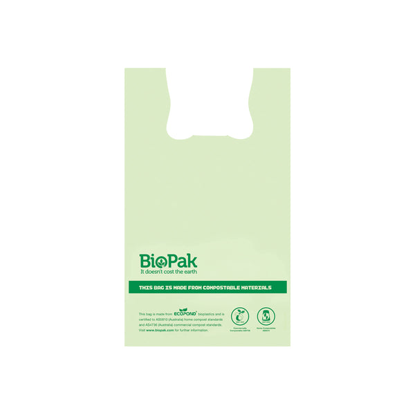 BP.PSB-C-0005 BioPak BioPlastic Bin Liner With Handles 20Lt Globe Importers Adelaide Hospitality Supplies