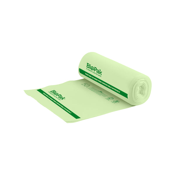 BP.PSB-C-0014 BioPak BioPlastic Bin Liner 50Lt Globe Importers Adelaide Hospitality Supplies