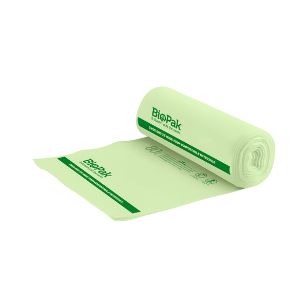 BP.PSB-C-0015 BioPak BioPlastic Bin Liner 80Lt Globe Importers Adelaide Hospitality Supplies