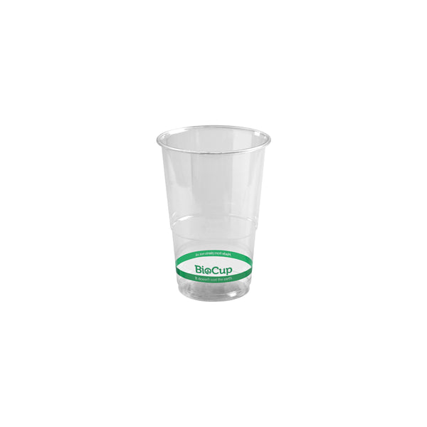 BP.R-280Y BioPak Clear PLA BioCup (76mm) 280ml Certififed Globe Importers Adelaide Hospitality Supplies