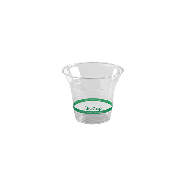 BP.R-300Y BioPak Clear PLA BioCup (96mm) 300ml Globe Importers Adelaide Hospitality Supplies
