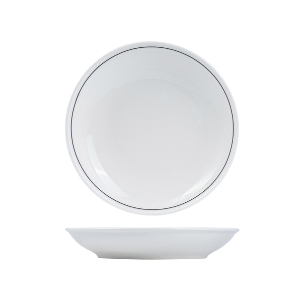 72.RPDC26-BK RAK Princeton Black Round Coupe Bowl 260mm / 1280ml Globe Importers Adelaide Hospitality Supplies