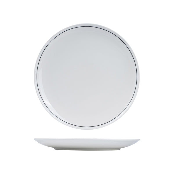 72.RPPR29-BK RAK Princeton Black Round Coupe Plate 290mm Globe Importers Adelaide Hospitality Supplies